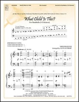 What Child Is This? Handbell sheet music cover